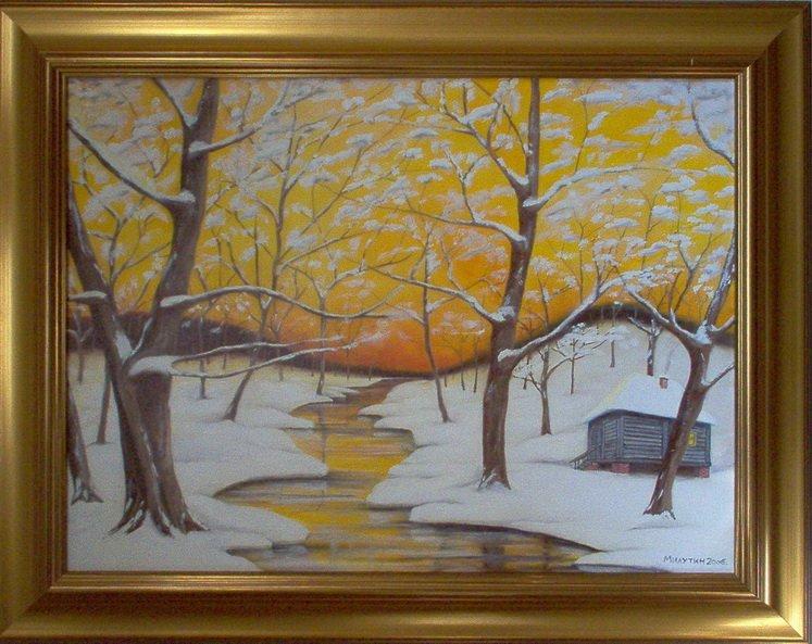 Winter, Painting Kovinčić Milutin