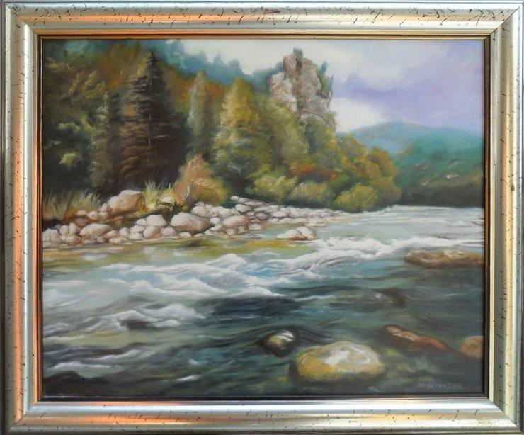 The River TARA, Painting Kovinčić Milutin