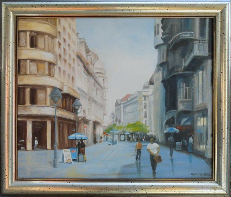KNEZ MIHAJLOVA Street, Painting Kovinčić Milutin