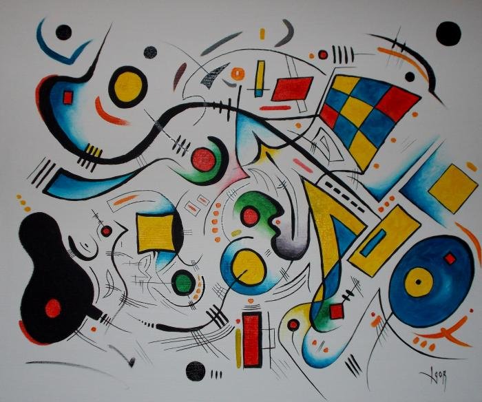 Abstraction 37, Painting Savić igor