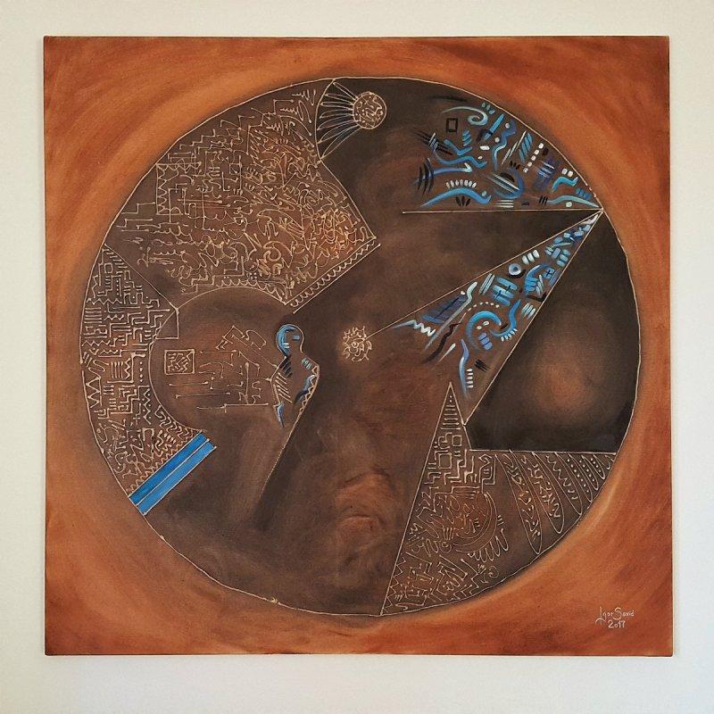 Moon 3, Painting Savić igor