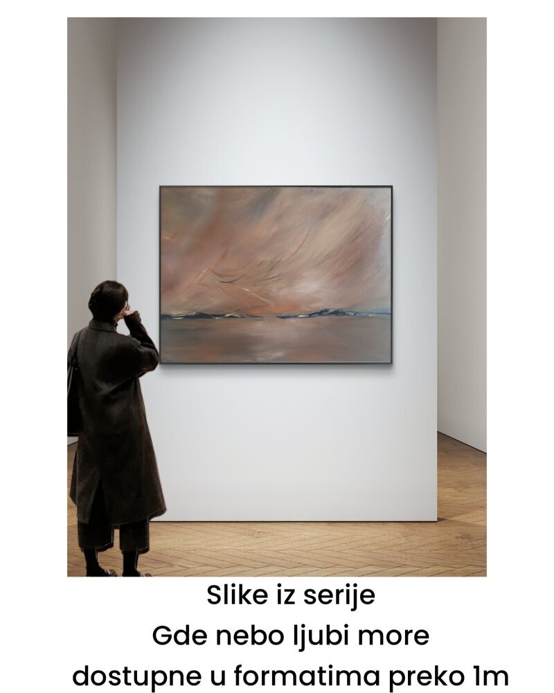 Gde nebo ljubi more veliki formati slika, Slika KRISTINA PETRONIJEVIĆ