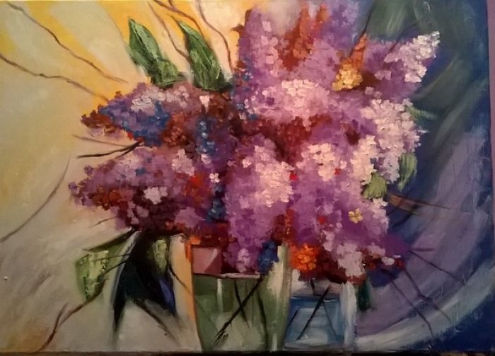 the scent of lilac, Painting Vučković Jasmina