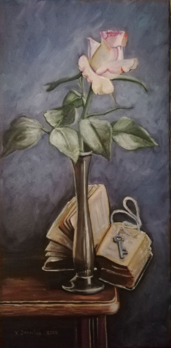 an open book, Painting Vučković Jasmina