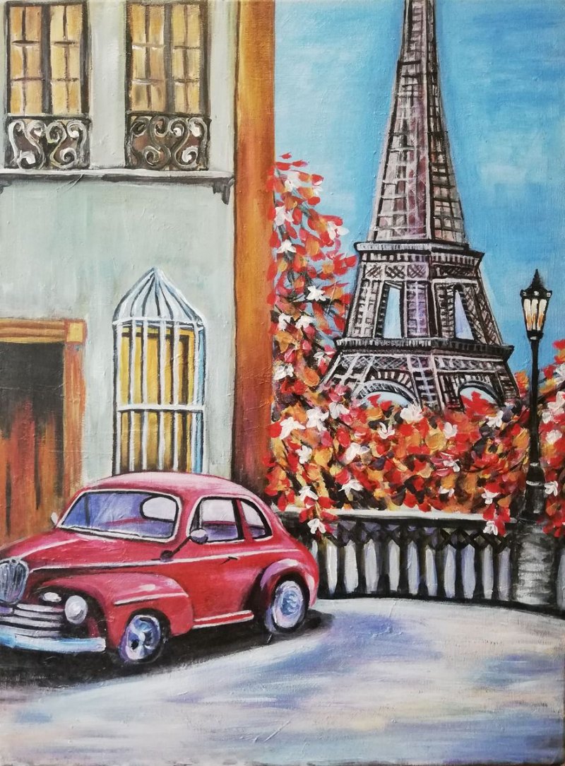 paris, Painting Vučković Jasmina