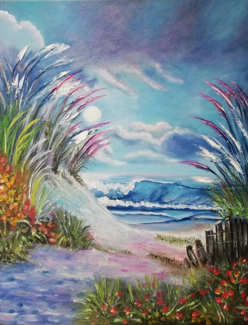 the sea and the pampas, Painting Vučković Jasmina