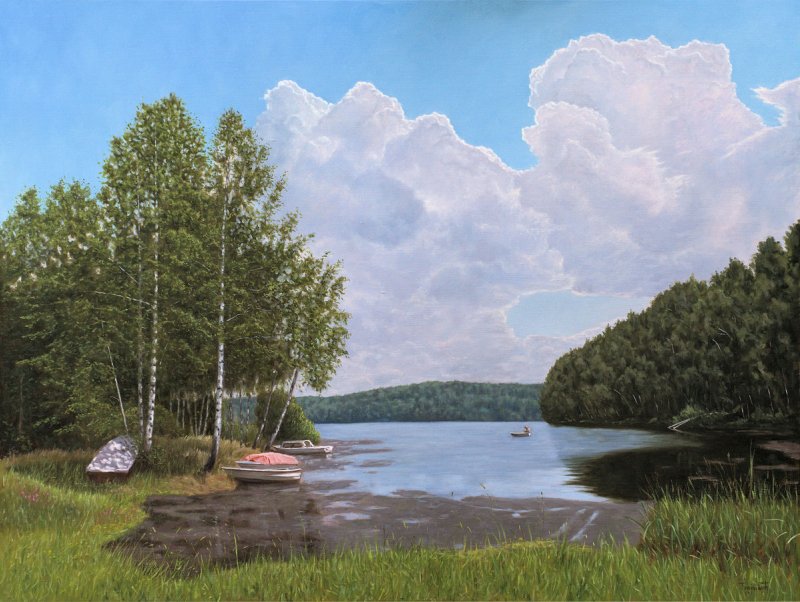 Jezero, Slika Trajković Dejan