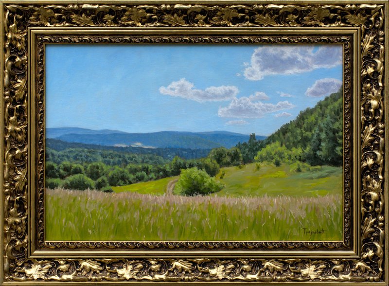 Meadow on the Mountain, Painting Trajković Dejan