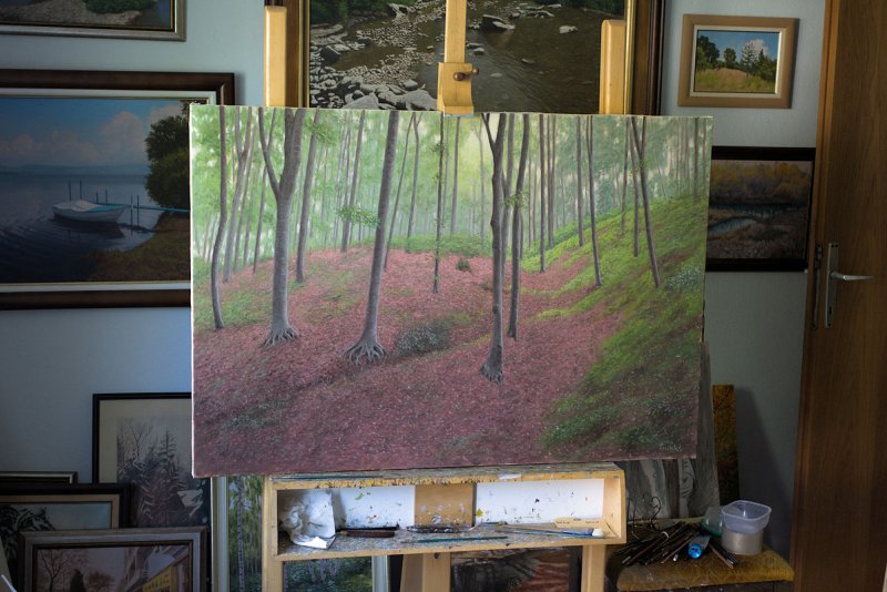 Mystical Forest, Painting Trajković Dejan