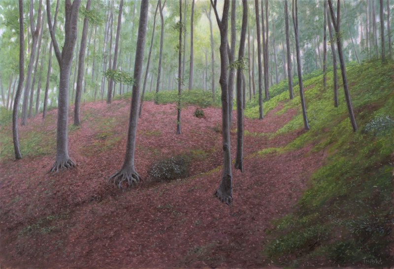 Mystical Forest, Painting Trajković Dejan