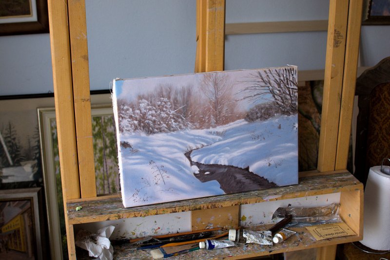 He Found His Own Way, Painting Trajković Dejan