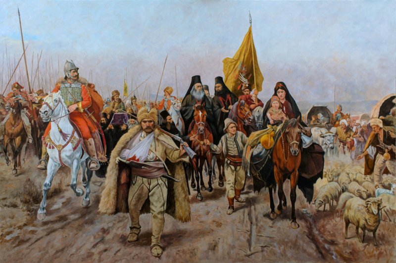 Seoba Srba, Slika Trajković Dejan