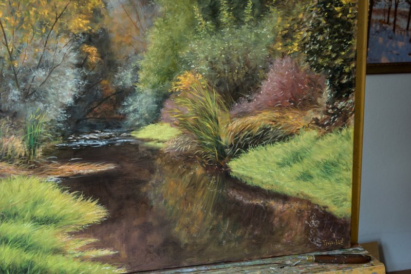 At the End of Summer, Painting Trajković Dejan