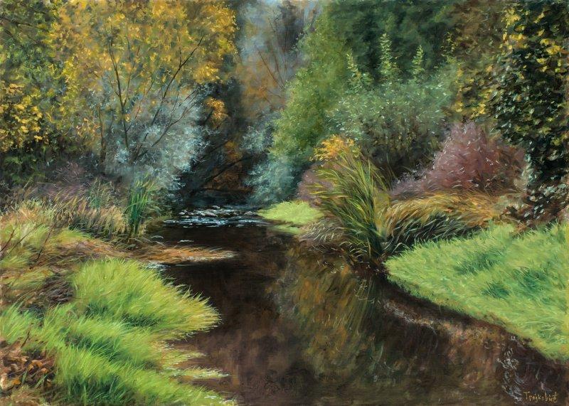 At the End of Summer, Painting Trajković Dejan