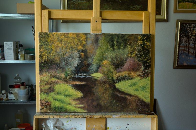 At the End of Summer, Painting Trajković Dejan