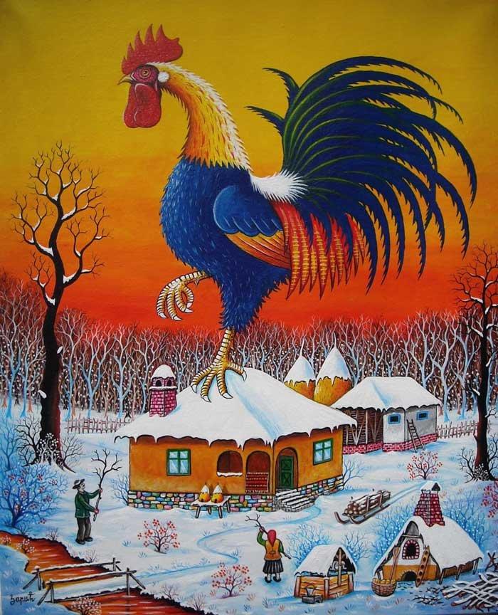 Zimski pevac, Slika Zarić Zoran