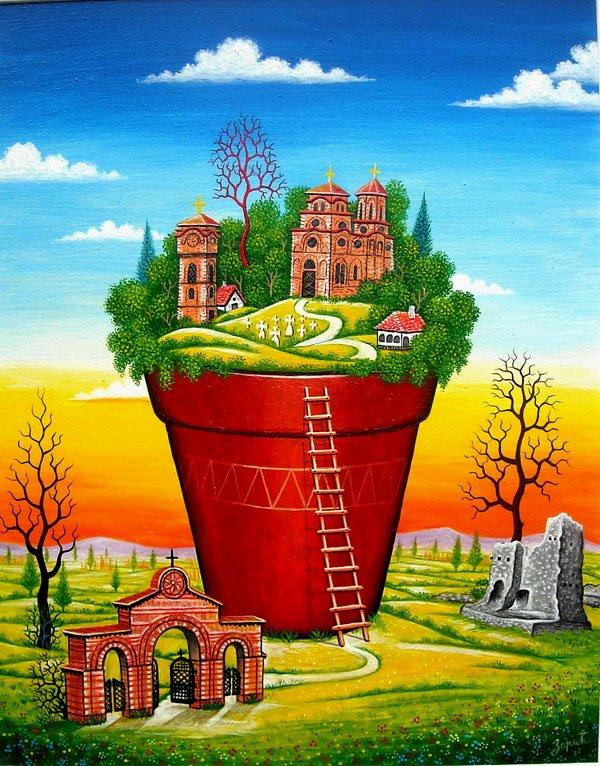 Lazarica-Krusevac, Painting Zarić Zoran