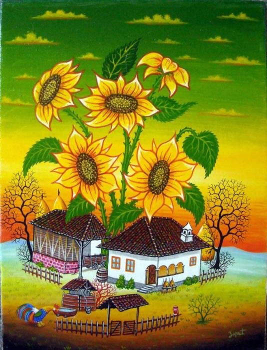 Suncokreti, Painting Zarić Zoran