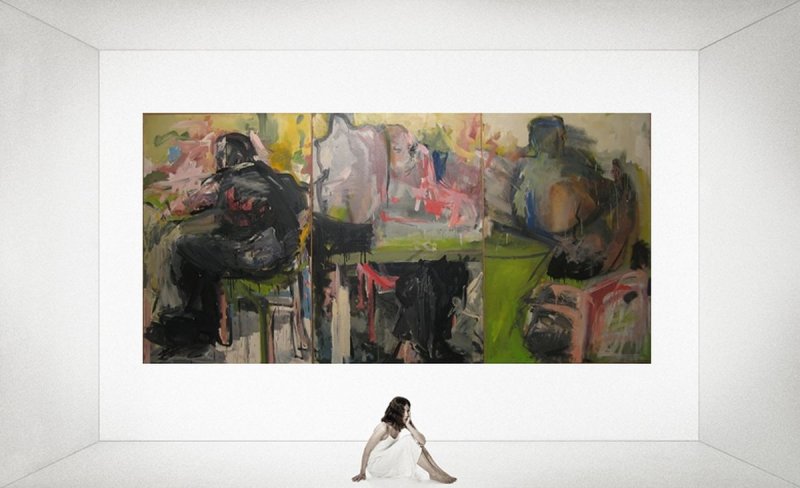 Party- triptih, Painting Cvetkovic Dragan Cvele