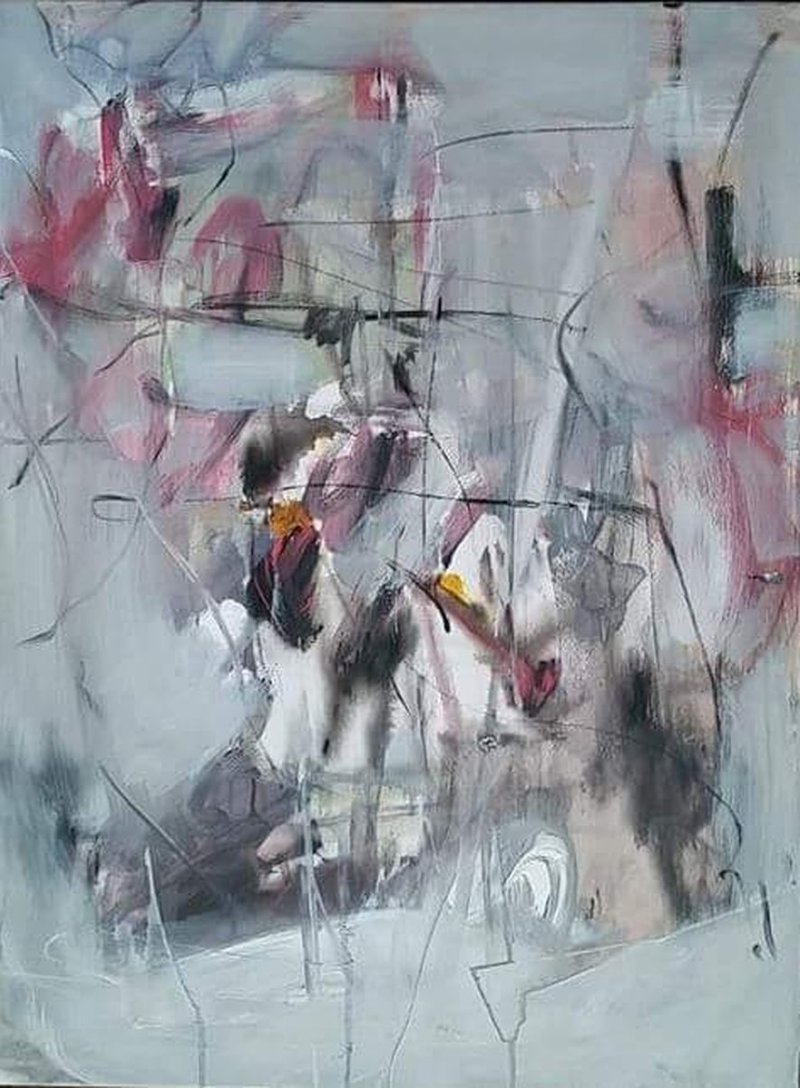 Winter landscape, Painting Cvetkovic Dragan Cvele