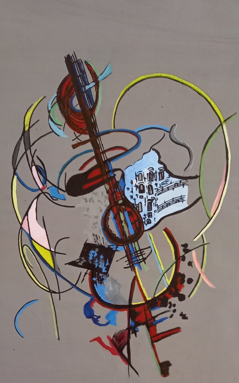 Music world, Painting AnaArt