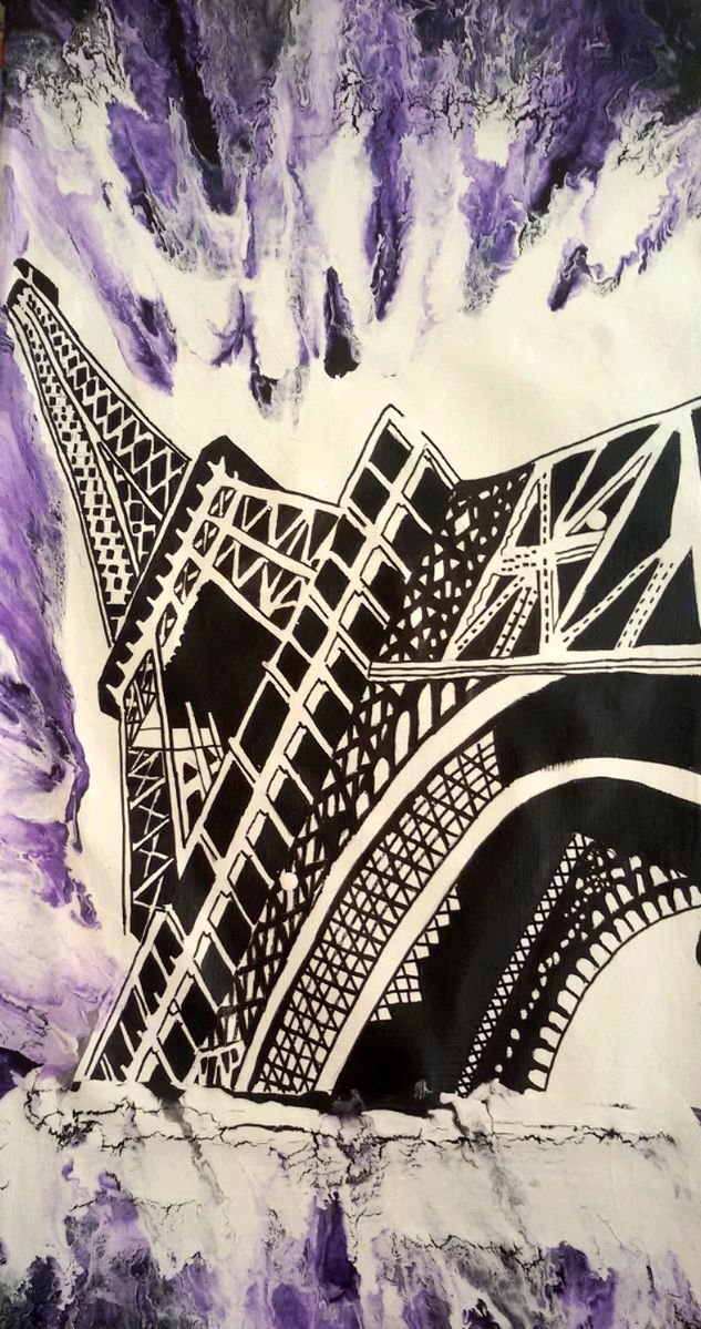 Eiffel Tower, Painting AnaArt