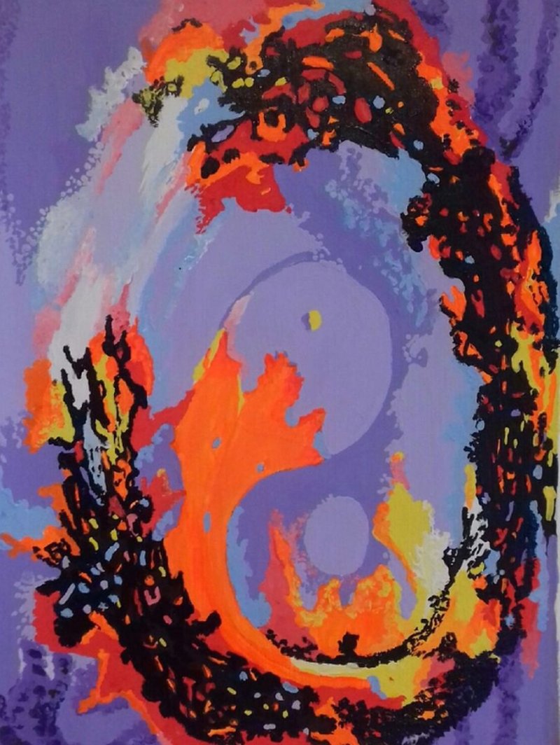 Life circle, Painting AnaArt