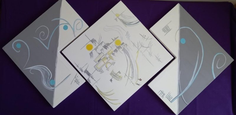 Triptih, Painting AnaArt