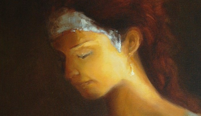 U cvetu šafrana - detalj, Painting Ilić Jasmina
