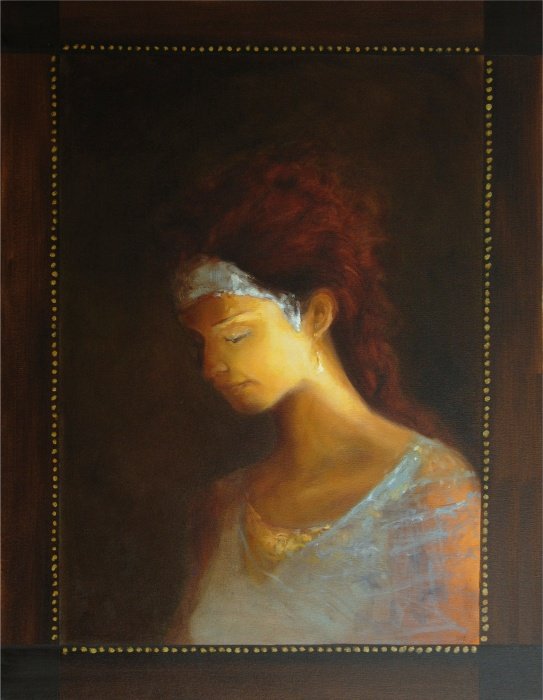 U cvetu šafrana, Painting Ilić Jasmina