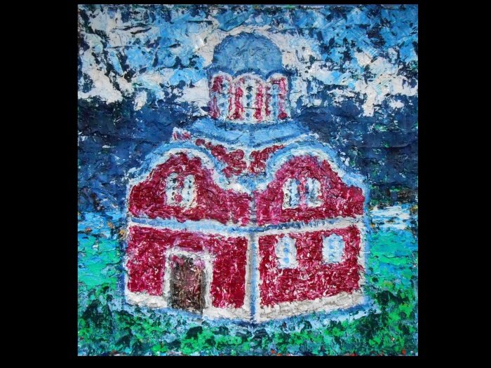 Red Church, Painting Polovina Biljana