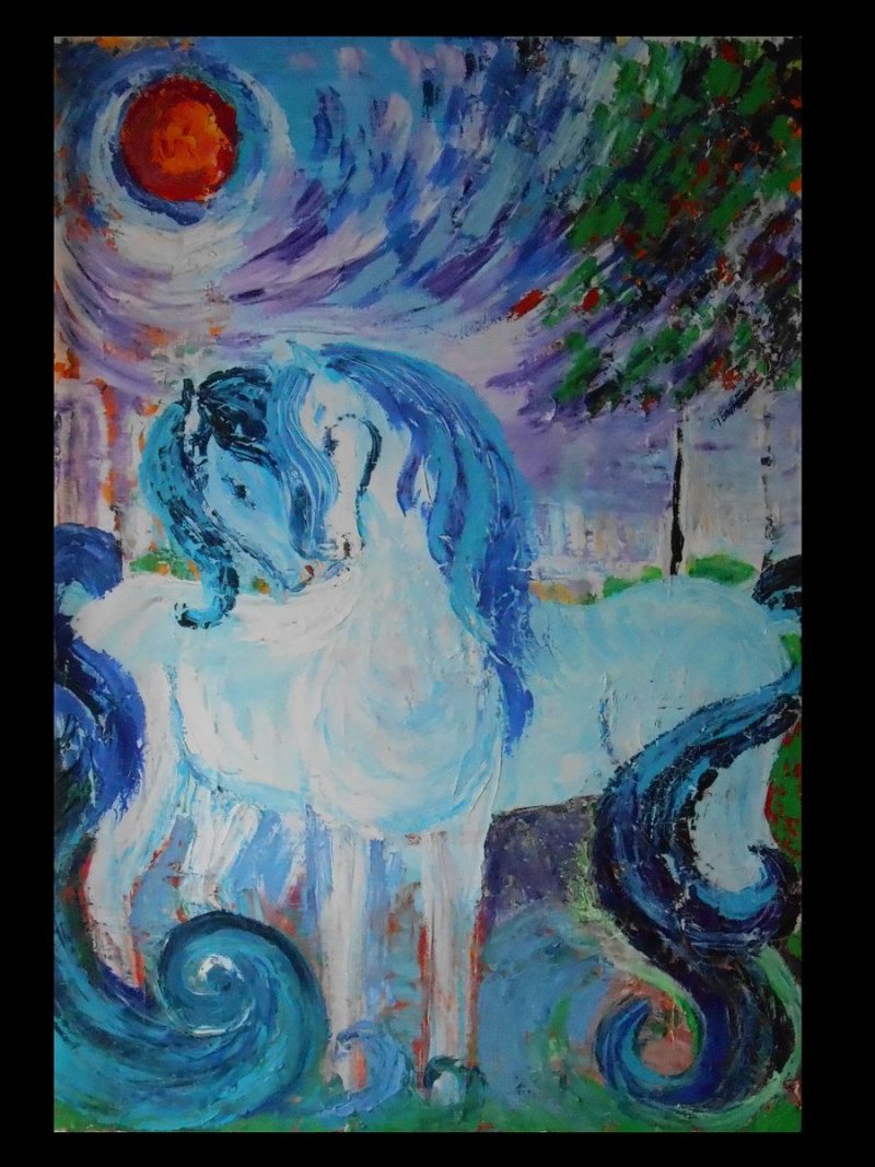 Nebeski konji, Painting Polovina Biljana