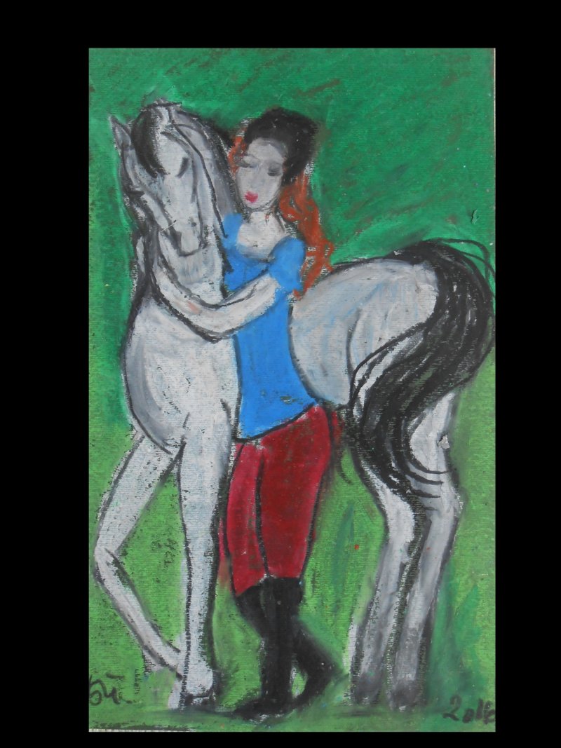 Devojka i konj, Painting Polovina Biljana