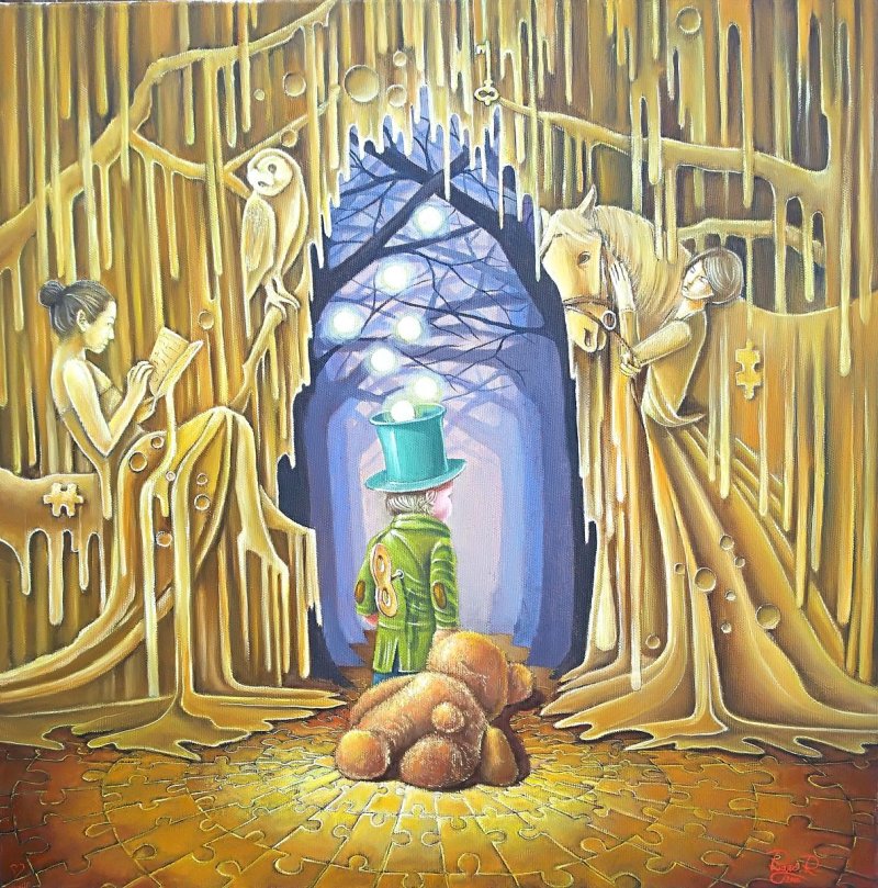 Cudna suma, Painting Bajic Ratko