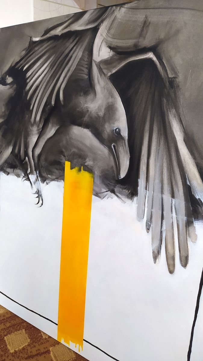 Crow, Painting Bajic Ratko