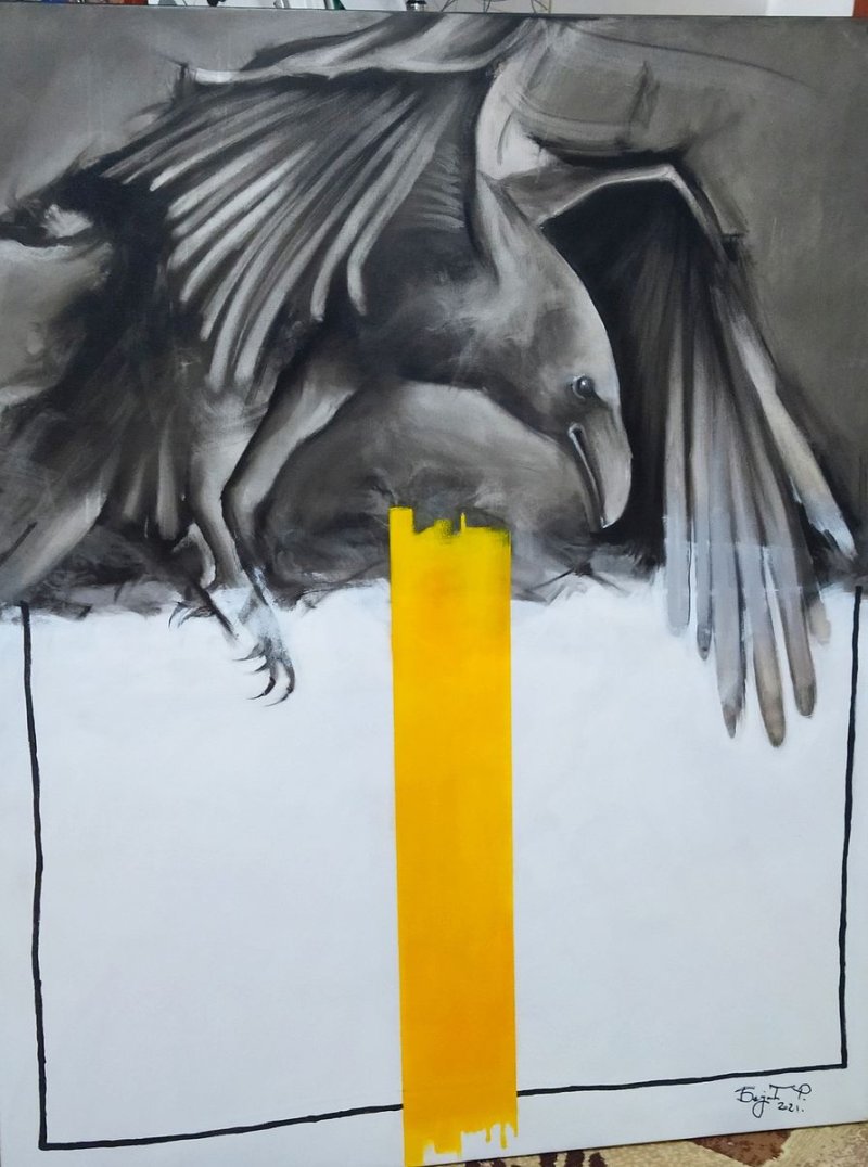 Crow, Painting Bajic Ratko