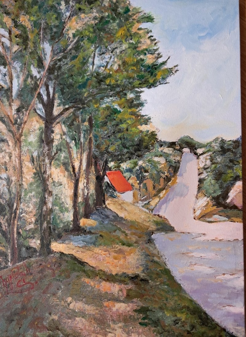 Letnji pejsas, Painting Djurković Bogavac Snežana Art As