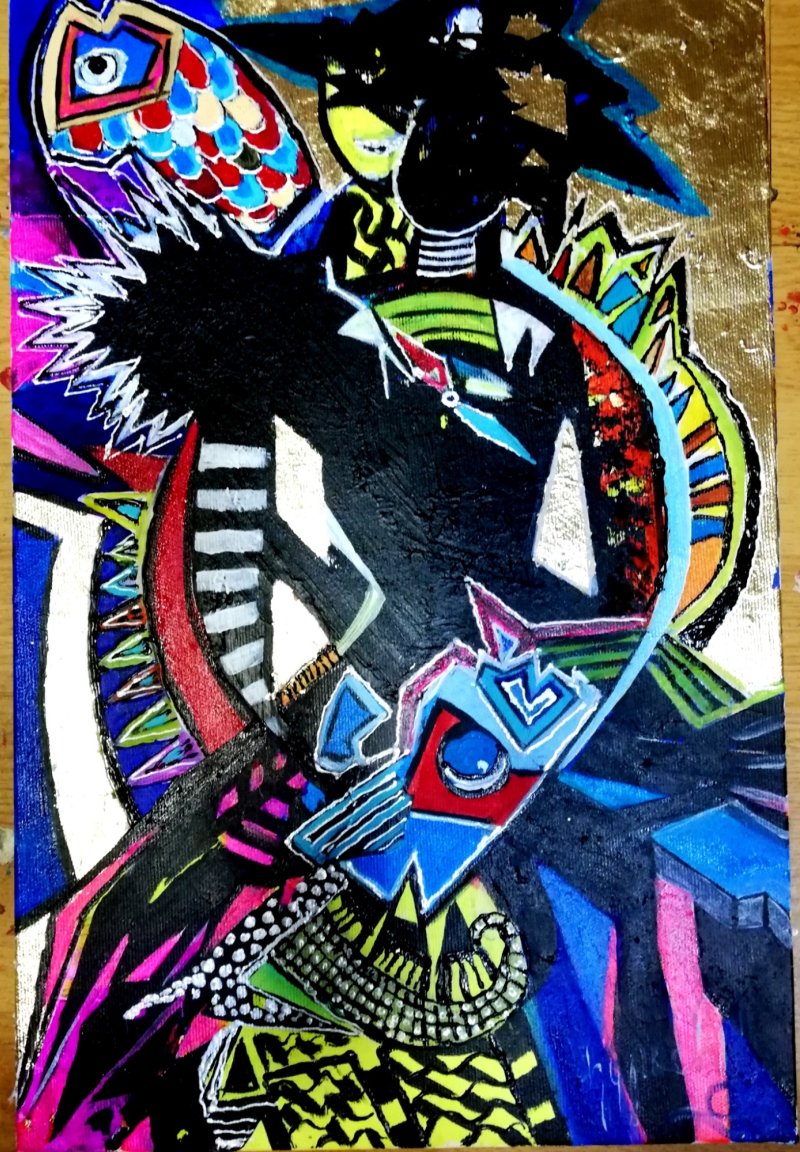 Dama riba, Painting Djurković Bogavac Snežana Art As