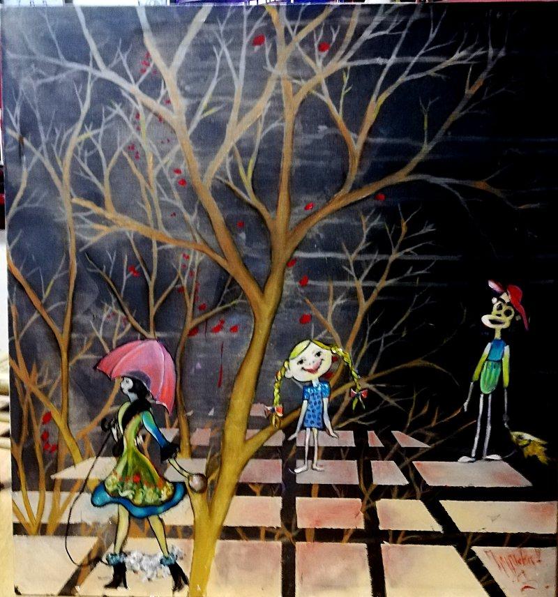 drvo, Painting Djurković Bogavac Snežana Art As