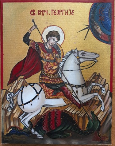 Ikona  Sveti  Đorđe