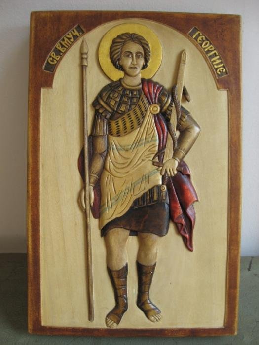 Sv.Velikomučenik George Đurđic, Carving Milišić Milan