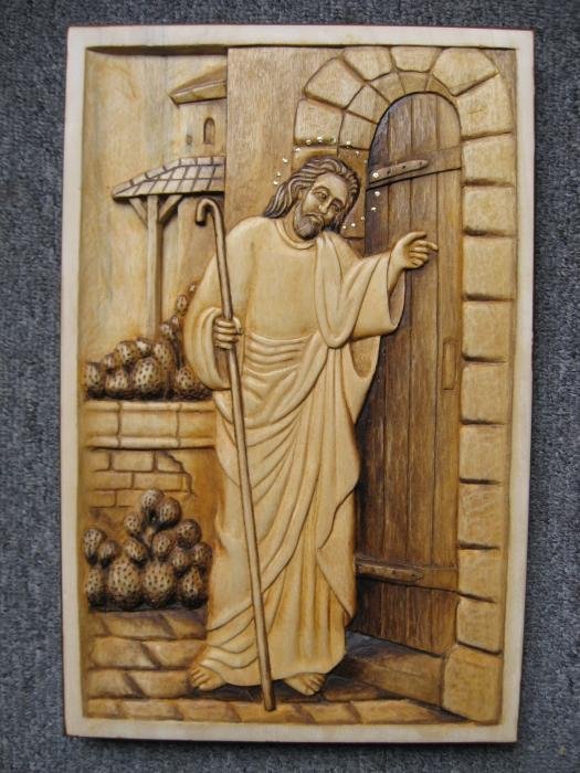 JESUS â€‹â€‹CHRIST, No. 2 icon, Carving Milišić Milan