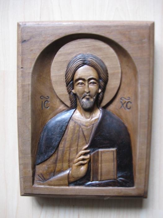Isus Pantokrator, Carving Milišić Milan