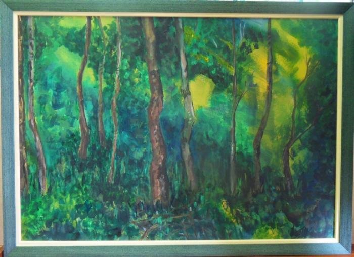 Forest, Painting Todosijević Mina