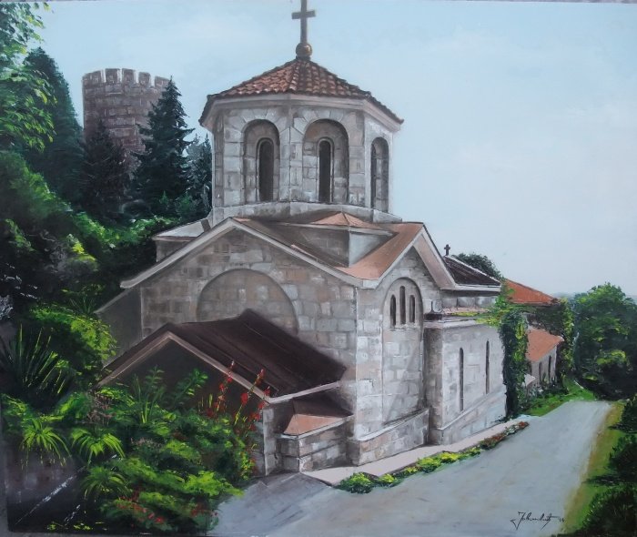 Sveta Petka na Kalemegdanu, Painting Jovanović Milan