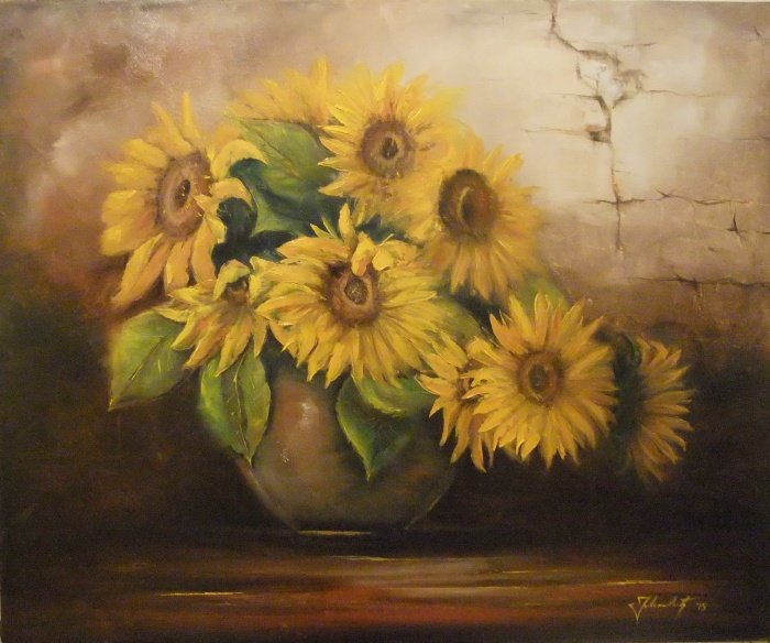 Sunflower, Painting Jovanović Milan
