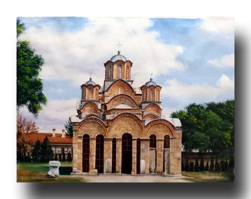 Gracanica, Painting Jovanović Milan