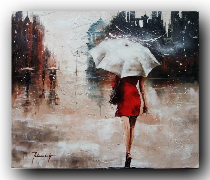 April in Belgrade, Painting Jovanović Milan