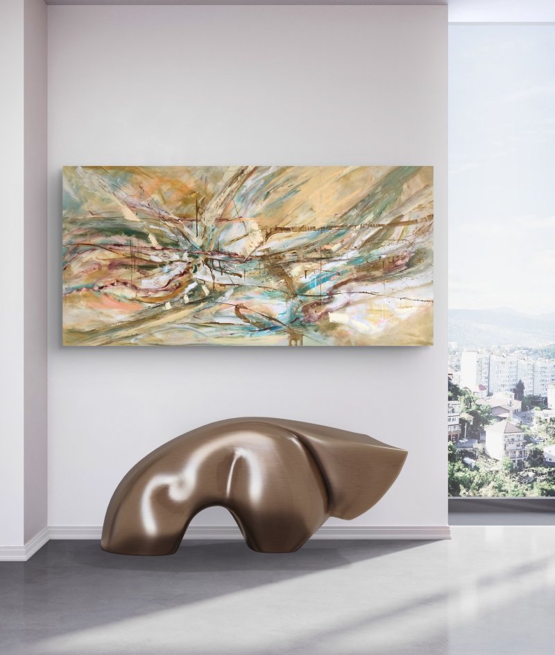 Gold Horizons, Painting Djordjevic Snezana