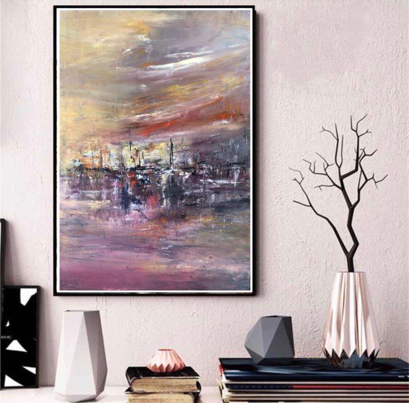 Harbour of love -13, Painting Djordjevic Snezana